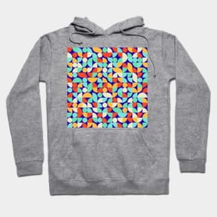 Bahaus Neo Geometric Colorful Pattern v1 Hoodie